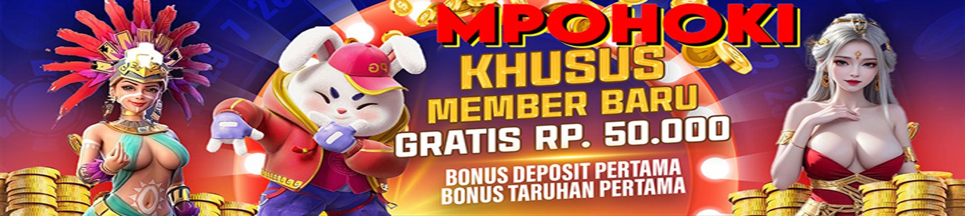 MPOHOKI member baru dapat gratis saldo 50.000